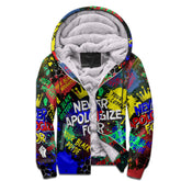 Never Apologize For Sherpa Hoodie